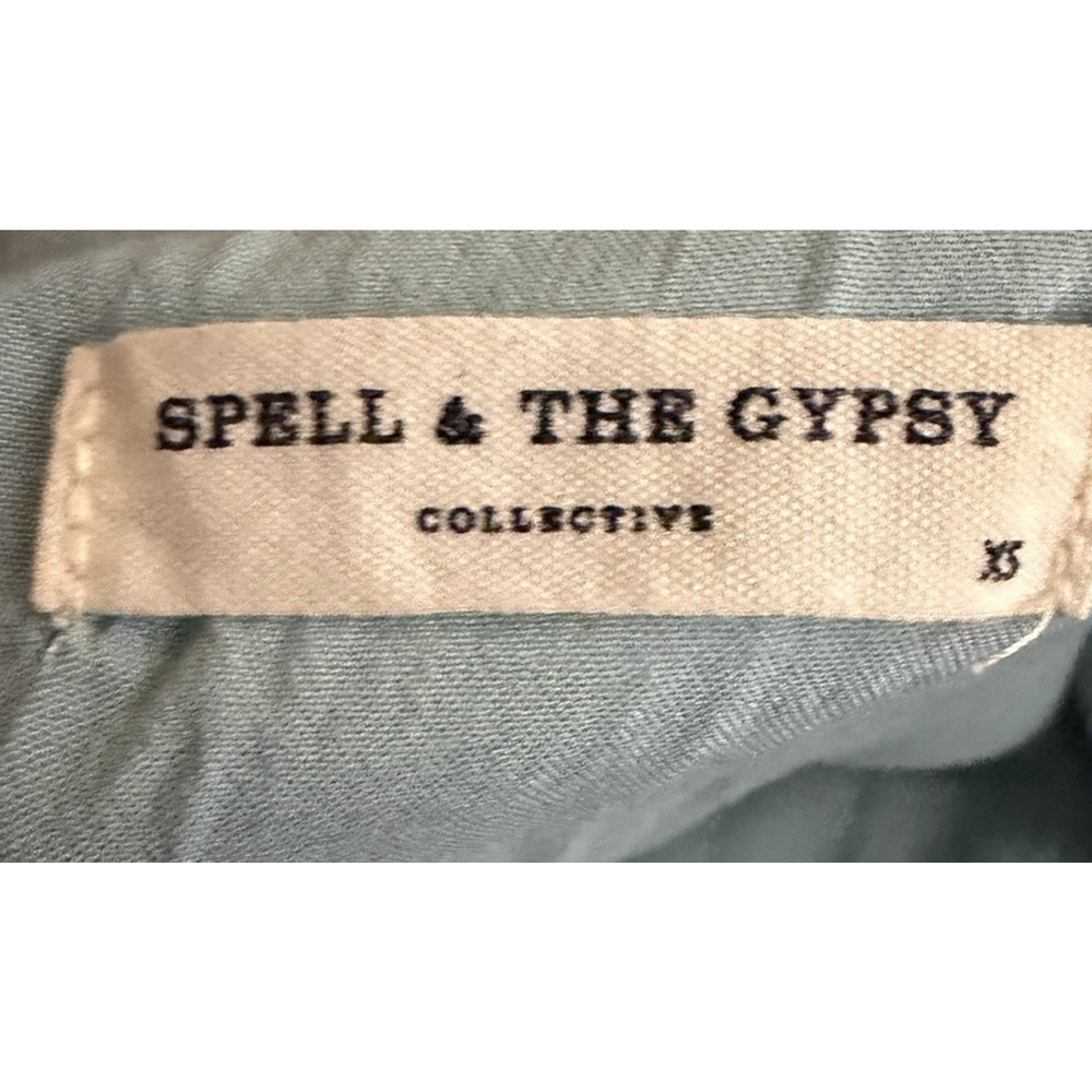 Spell & The Gypsy Collective Seashell Mini Dress in Seafoam Size XS - Picture 6 of 9